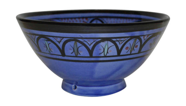 Blue Handmade Serving Bowl 8 inches Small -8324