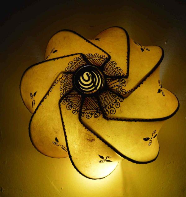 Yellow Henna Ceiling Lamp -0