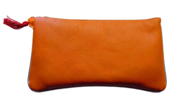 Elisa Makeup Bag Hand of Fatima Orange-8665