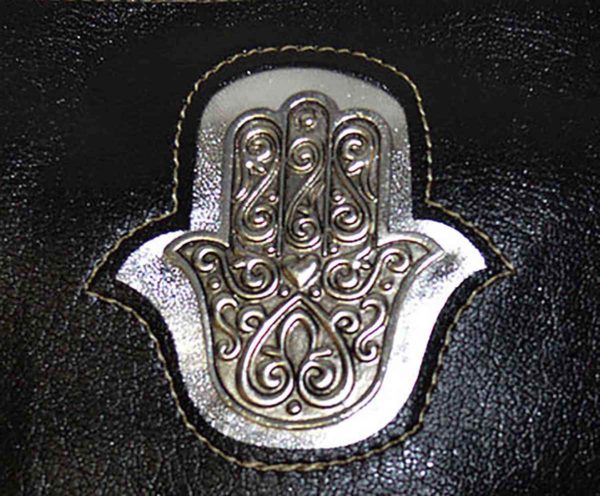 Kenza Clutch Hand of Fatima Black-8248