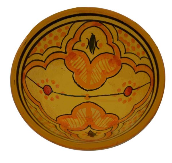 Ceramic Serving Set Of Four Bowls Yellow 4"-10370