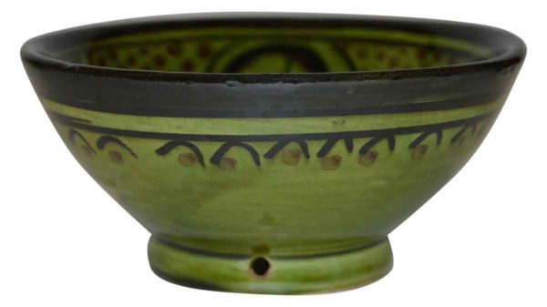 Ceramic Serving Set Of Four Bowls Olive 4"-10359