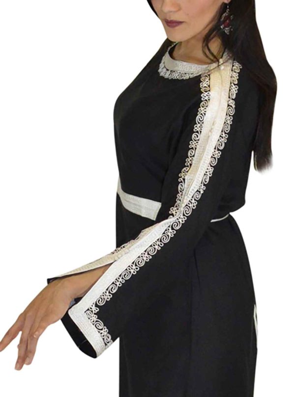 Rayhana Dress Caftan Black-9851