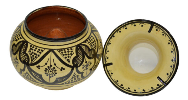 Smokeless Ashtray Xlarge Safi Beige & Black