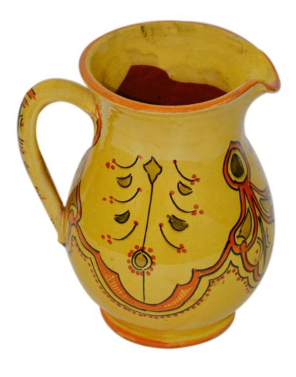 Ceramic Serving Pitcher Wave Yellow -0