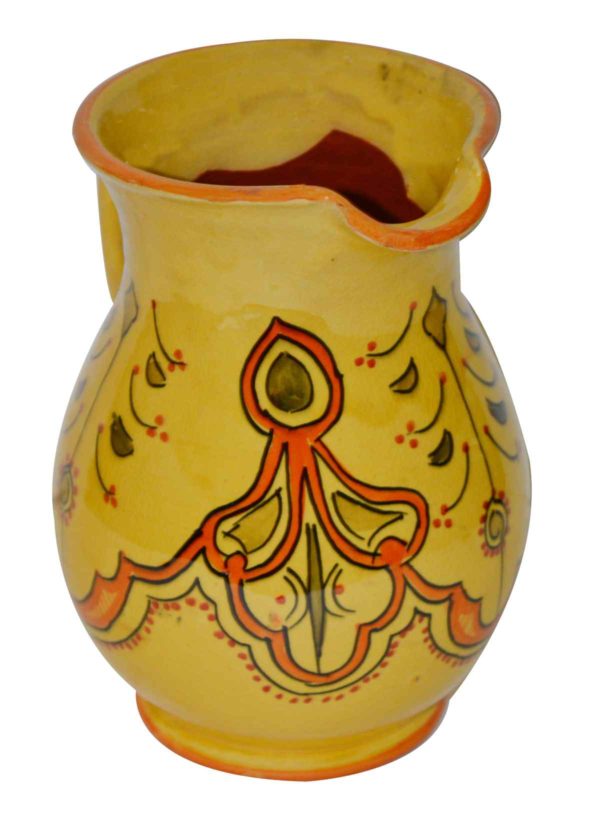 Ceramic Serving Pitcher Wave Yellow -10152