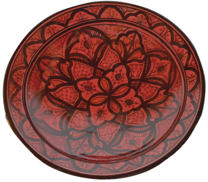 Safi Red Serving Plate Handmade X-Large 14 inches
