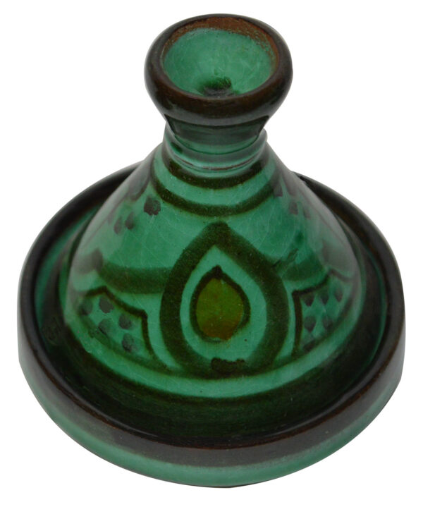 Green Moroccan Ceramic Single Spice Holder