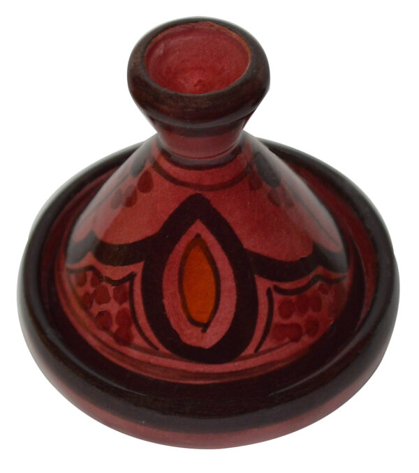 Safi Red Moroccan Ceramic Single Spice Holder