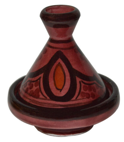 Safi Red Moroccan Ceramic Single Spice Holder