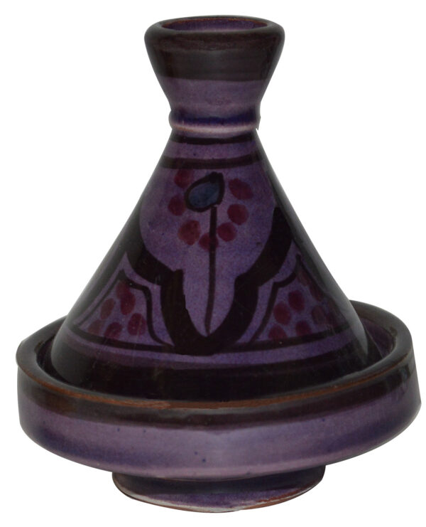 Purple Moroccan Ceramic Single Spice Holder
