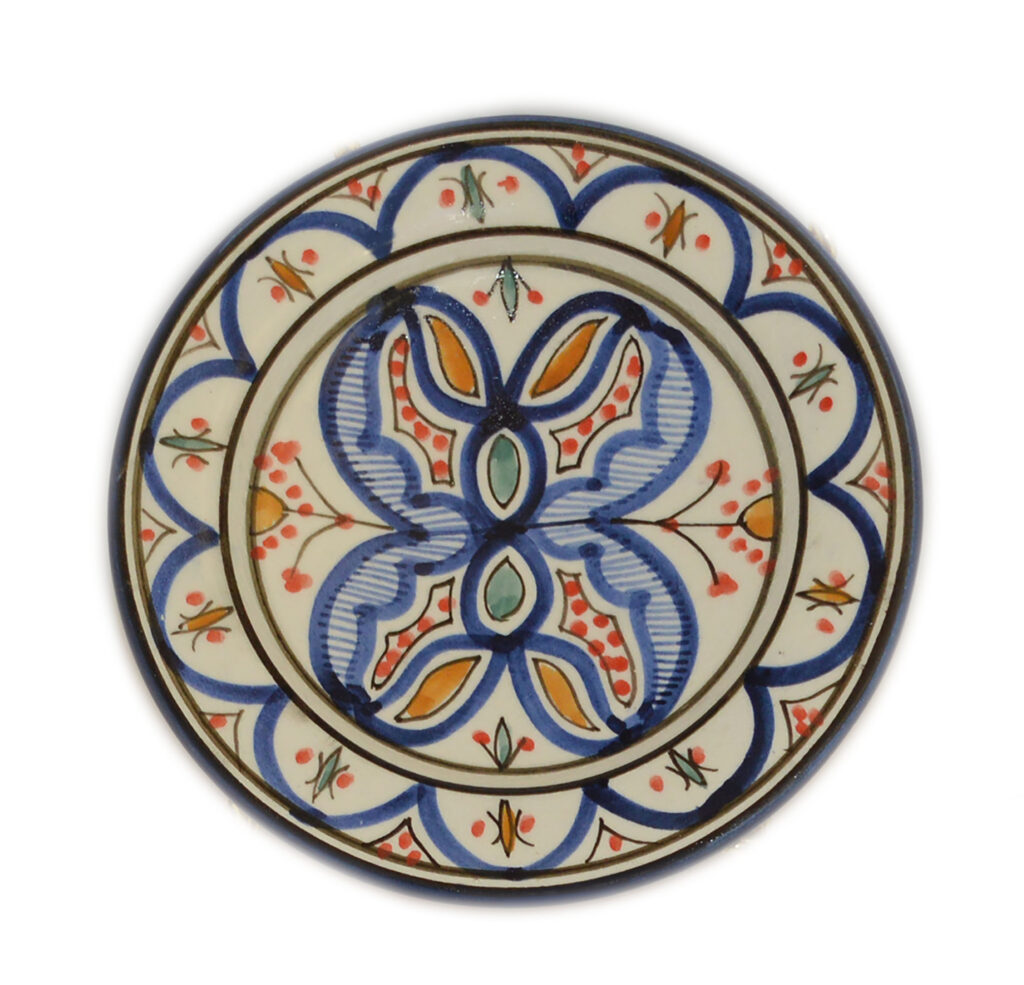 Fasia Appetizer Serving Set Of Four Plates Treasure of Morocco