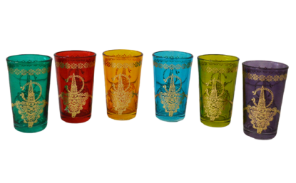 Berber Moroccan Tea Glasses Set of 6