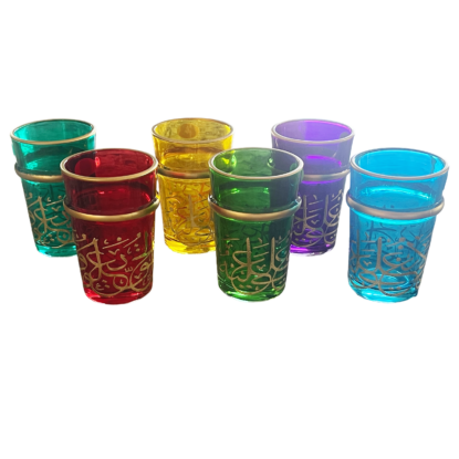 Casablanca Moroccan Tea Glasses Set of 6