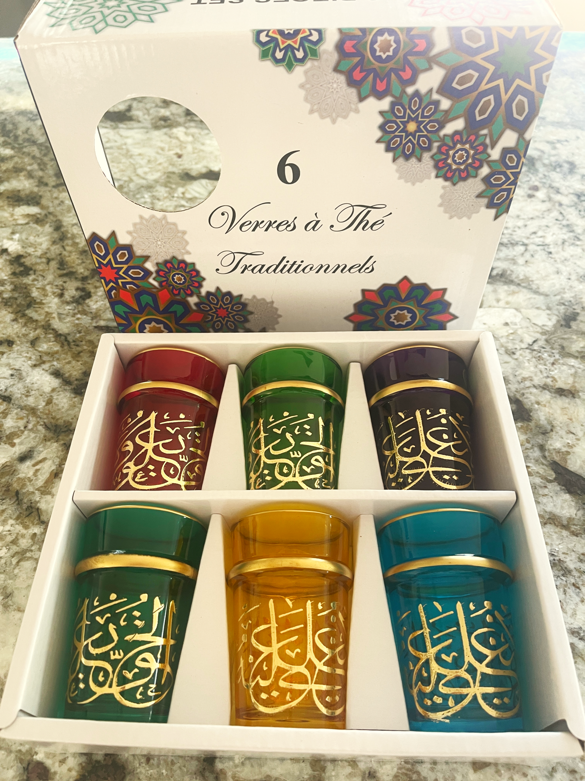 Casablanca Moroccan Tea Glasses Set of 6 - Image 9